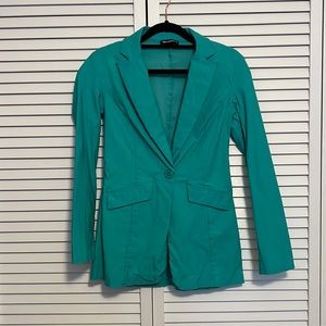 turqouise blazer